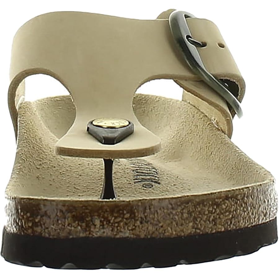 BIRKENSTOCK Gizeh ビッグバックル #38 Gizeh Big Buckle Oiled Leather in Color Black | BIRKENSTOCK US
